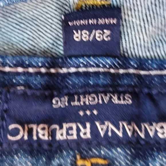 Banana Republic Womens Jeans Straight Leg Size 29/8R - Picture 10 of 12